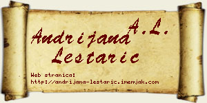 Andrijana Leštarić vizit kartica